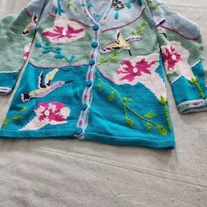 Women's  handwriting sweater